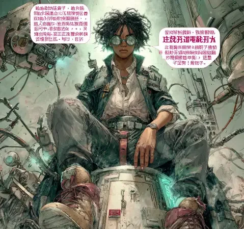 深海料理人漫画封面，厨师在海底餐厅烹饪